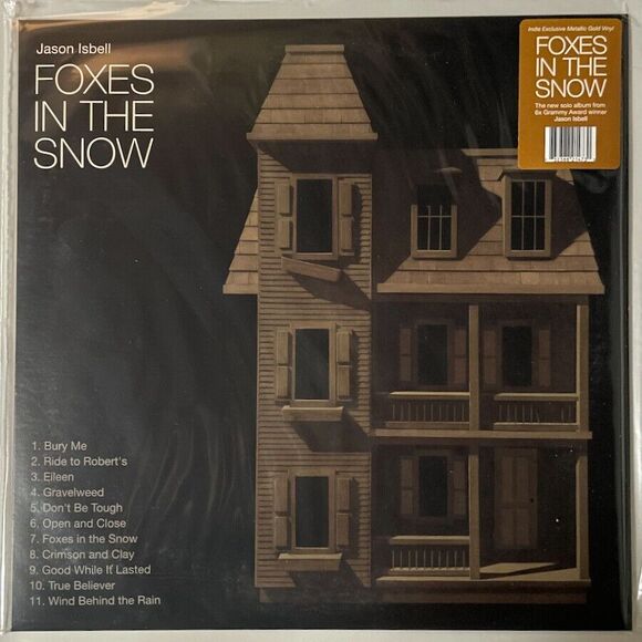 Jason Isbell NEW Foxes In The Snow Metallic Gold Vinyl Record 2025 Country Rock
